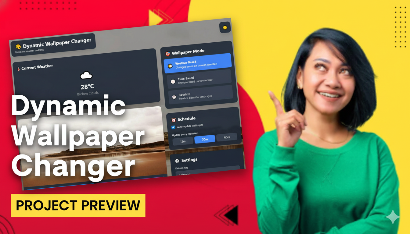 Dynamic Wallpaper Changer - Automated Tool 