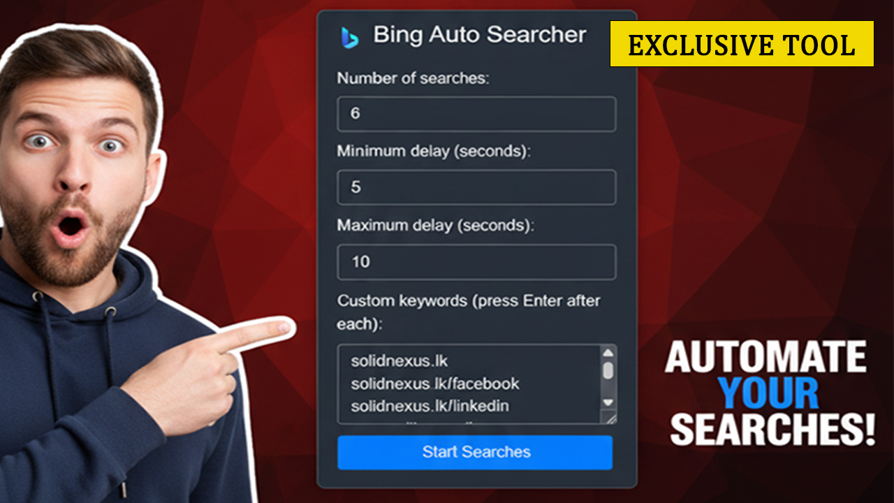 Bing Auto Searcher Extension