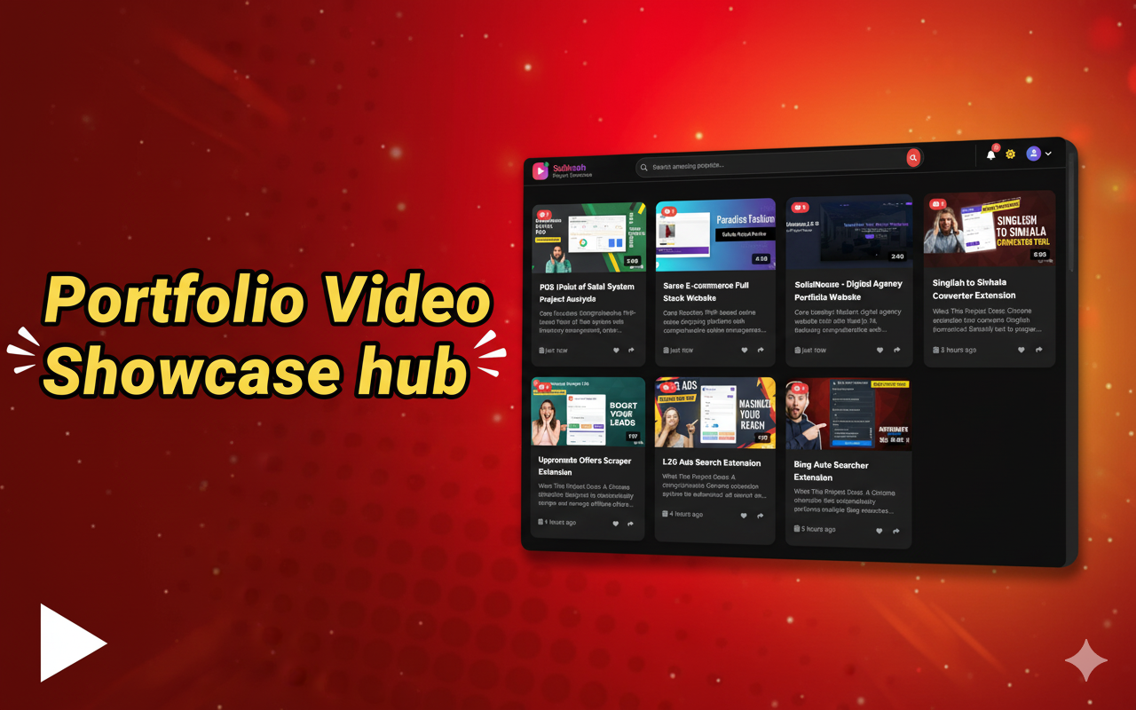 Portfolio Video Showcase HUB